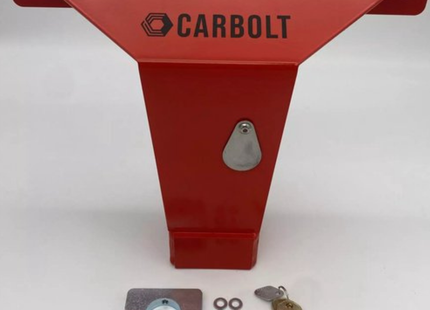Carbolt 100 Trekhaakslot – Rood - Achterdeur Beveiliging voor Bedrijfswagen