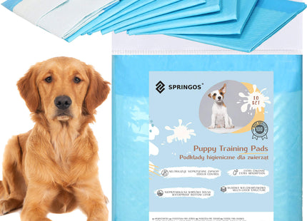 Puppy Training Pads| Plasmatjes Hond | Zindelijkheidstraining | 10 Stuks | 60 x 90 cm
