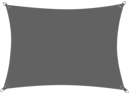 Schaduwdoek | Zonnezeil | Rechthoek | 4 x 3 m | 90% Schaduw | Grafiet | 160 g/m2