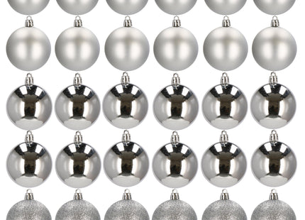 Kerstballen | 30 Stuks | 3 cm | Zilver