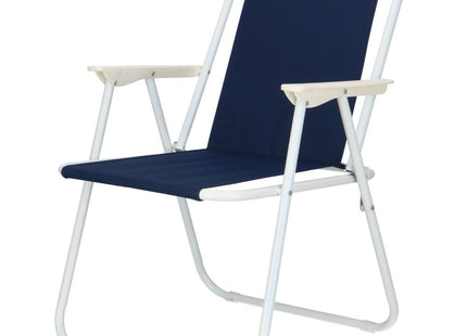 Campingstoel | Kampeerstoel | Vouwstoel | Visstoel | Inklapbaar | Marineblauw