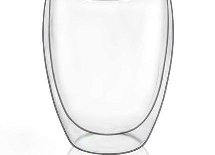 Dubbelwandig glas - Thermisch glas - Koffieglas - Thee glazen - Warme en Koude dranken -350 ML