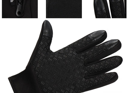 Handschoenen - Touch - Zwart - Nylon - Unisex - Maat L