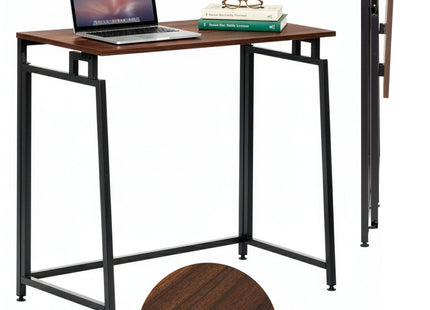 Bureau – Werkbureau – Computer Bureau – Bureautafel – Opklapbaar –  80 X 75 X 40 CM – 30 Kg - Hout - Metaal