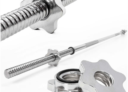 Actiget® Halterstang | Barbell | Chroomstaal | 180 cm | 28 mm | 2 Klemmen