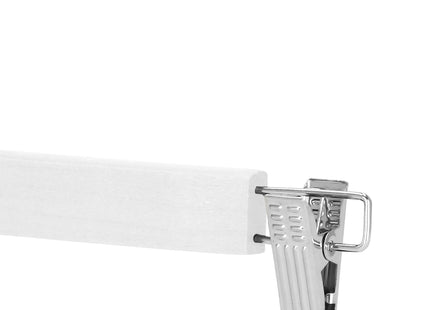 Kledinghangers met Klemmen - 2 Stuks - Draaibaar - Luxe - Inclusief Knijpers - Wit