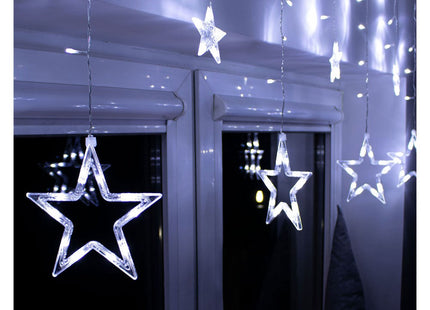 Sterrengordijn | 2 m | 138 LED | Koel Wit | Koppelbaar