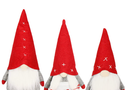 Kerstkabouter | Gnome | Gnoom | Zittend | 1 Stuk | 27 cm