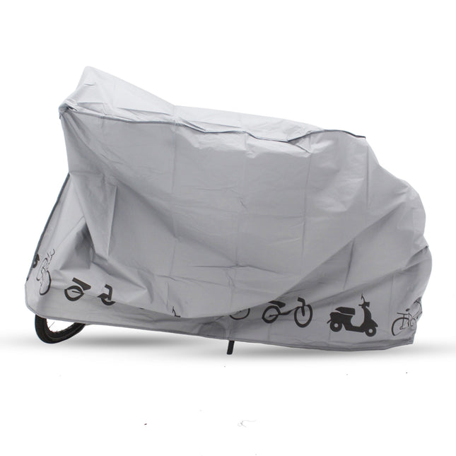Fietshoes - Scooterhoes - Motorhoes - Waterdicht - Grijs - 210 x110 x80 CM