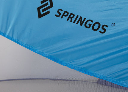 Strandtent | Pop-Up Strandtent | UV Filter | Inclusief Draagtas | 120 x 200 cm | Blauw
