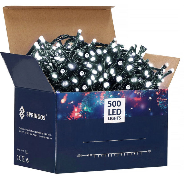 Kerstverlichting | 30 m | 500 LED | Koel Wit