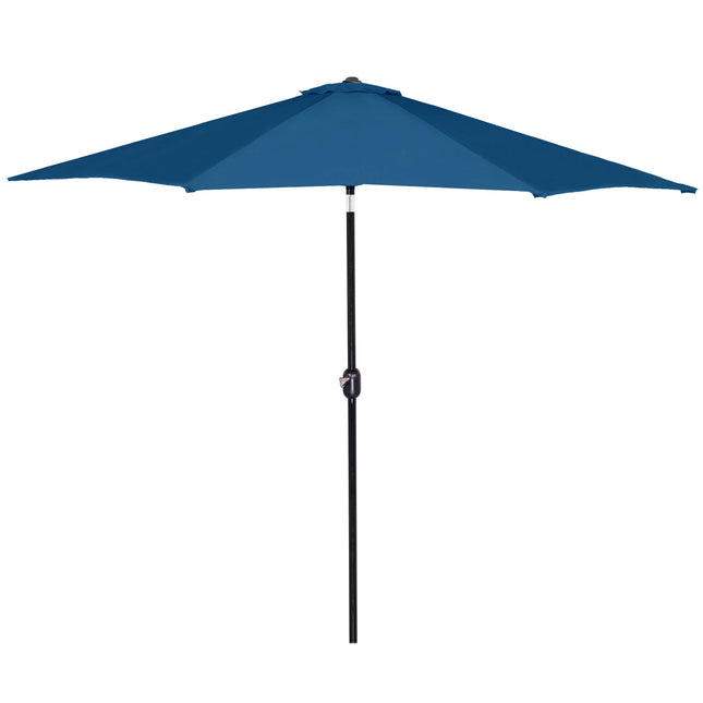 Parasol | Parasols | Kantelbaar | Met Ventilatie | Blauw | 300 cm