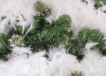 Kerstboa | Kerstslinger | 3 m | Wit