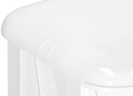 Ladekast | Ladesysteem | Speelgoedkist | Ladeblok | Opbergkast | Met 5 Laden | Op Wielen | Kunststof | Roze | Wit