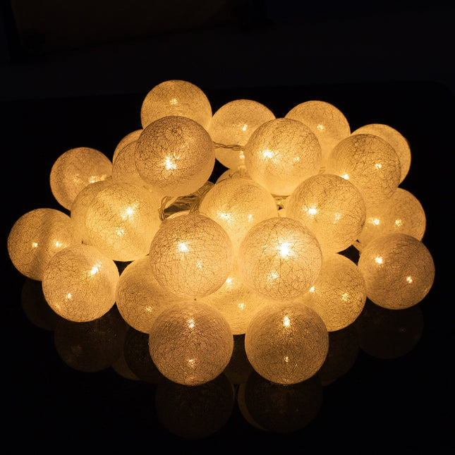 Fairy Lights | 6 m | 30 LED | 30 Bollen | Warm Wit