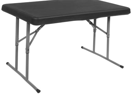 Picknick Tafel Met Bankjes - Campingtafel - Campingset - Biertafel - Horeca -Tafel - Bankjes - Opvouwbaar - Zwart - 105 x 64 x 70 cm