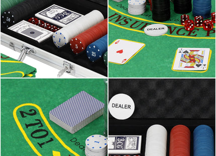 Pokerset - 500 Chips - Inclusief Koffer - Poker