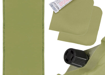 Slaapmat | Zelfopblazend | Inclusief Hoes | Groen | 180 Cm