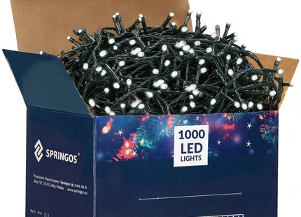 Kerstverlichting | 50 m | 1000 LED | Koel Wit