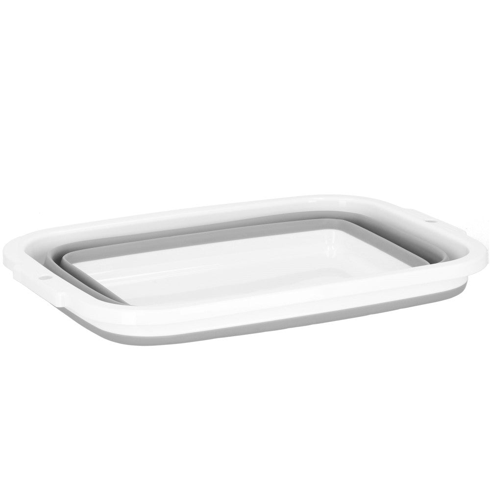 Wasmand | Opvouwbare Wasmand | 8.5L | Grijs/Wit