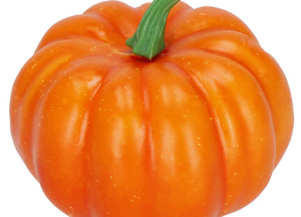 Decoratieve Pompoen - Decoratie - Halloween - Oranje - 8,5 cm