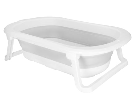 Opvouwbaar Baby Bad - Opvouwbaar - Draagbaar - Met Stop - Tot 12 Maanden - 40 L - Wit - 79 x 49 x 22 cm