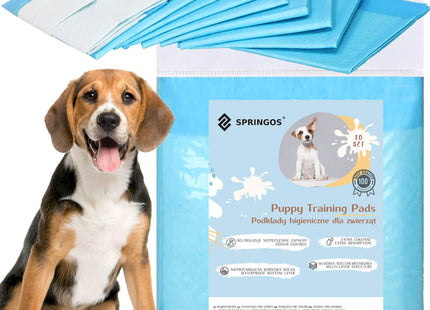 Puppy Training Pads| Plasmatjes Hond | Zindelijkheidstraining | 10 Stuks | 40 x 60 cm