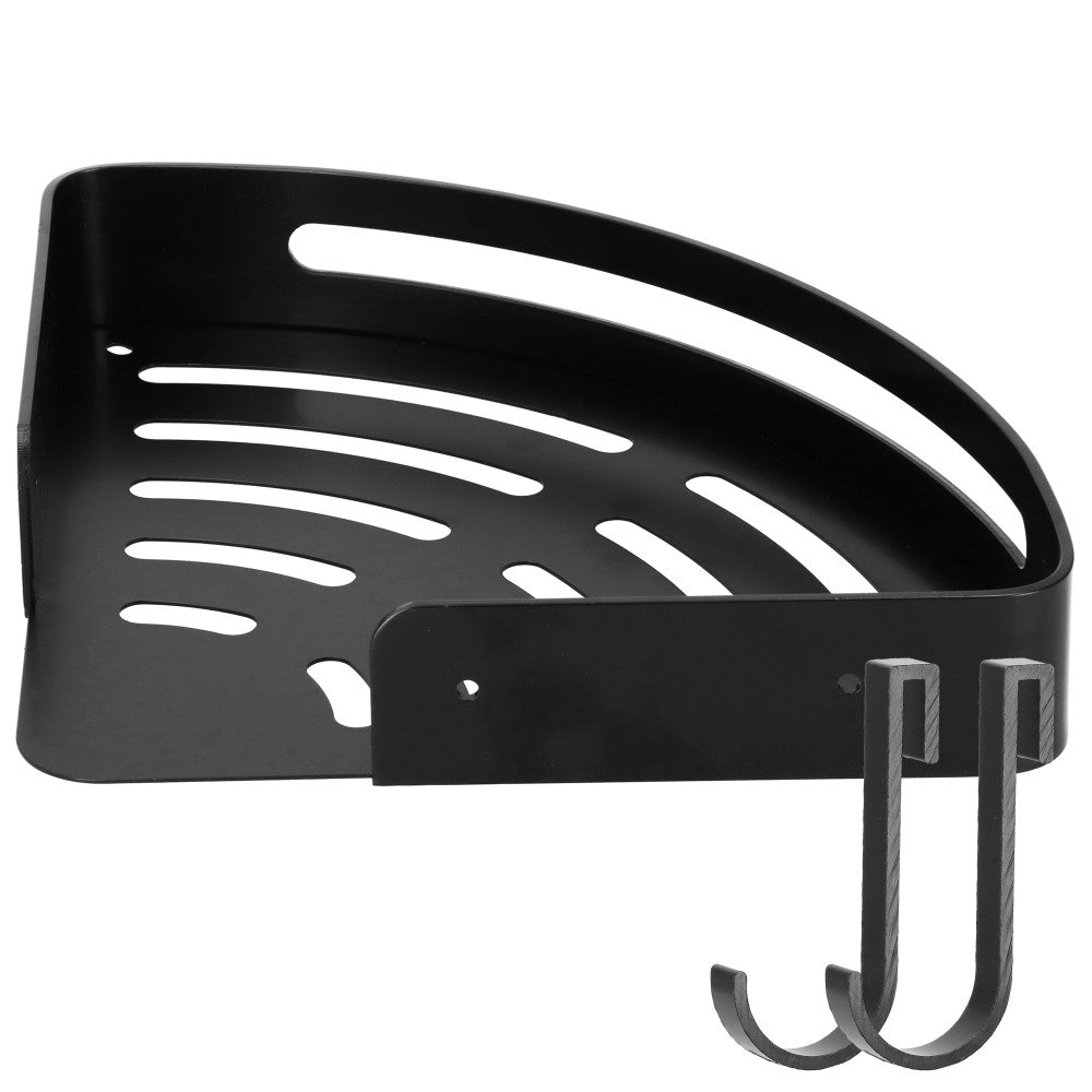 Doucherekje | Doucheplank | Aluminium | 30.5 cm | Zwart