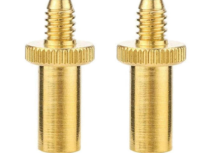 Verloopnippels Fietspomp | Fietspomp | 36 Stuks | Universeel | Goud/Zwart