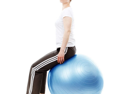 Fitness Bal | Lichtblauw | Inclusief Pomp | 55 cm