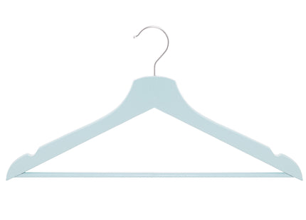 Houten Kledinghangers - 3 Stuks - Draaibaar - Luxe - Blauw