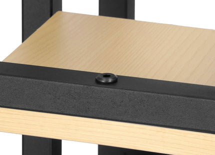 Plantenrek | Plantenstandaard | Plantentrap | 4 Niveaus | Hout | Zwart