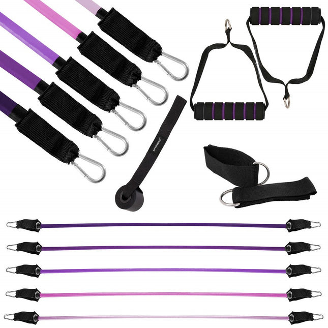 Resistance Band Set | Weerstandselastieken | Weerstandstube Set | Resistance banden | Paars