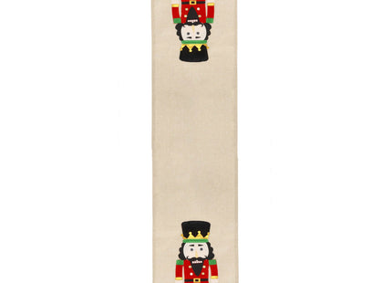Tafelkleed -Kerst - Notenkraker - Bruin - Stof - 180 x 33 CM