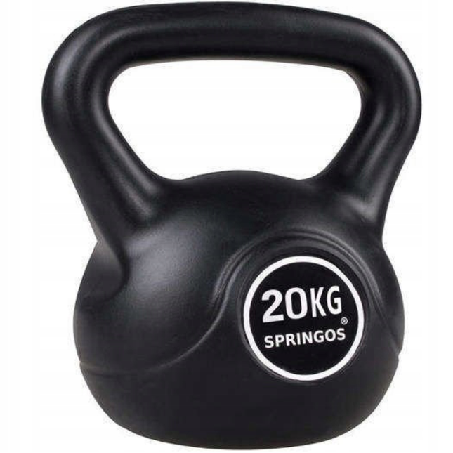 Kettlebell | Zwart | 20 kg
