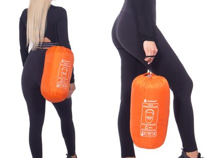 Slaapzak | Slaapzakken | Dekenmodel | Inclusief Draagtas | 205 x 73 cm | Oranje