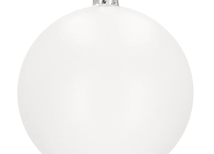 Kerstballen | 20 Stuks | 8 cm | Wit