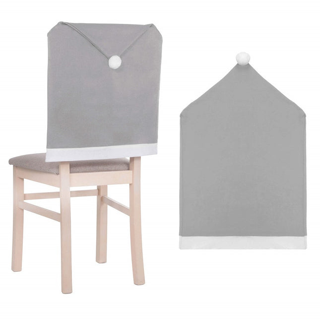 Stoelhoes Kerst | 1 Stuk | Grijs/Wit