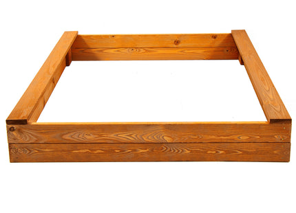 Zandbak -  120 X 120 CM - Met Bank - Inclusief Gronddoek - Geïmpregneerd