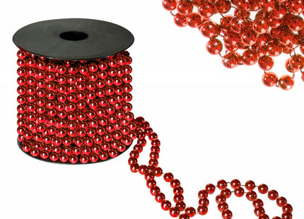 Kerstslingers | Kralenslingers | Kerstversiering | 10 m | Rood