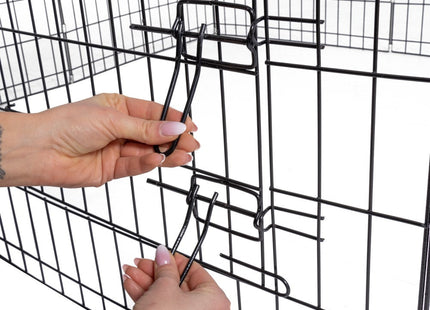 Hondenbench | Hondenren | 160 x 47 cm | Zwart