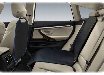 Autostoelhoes - Autostoelbeschermer- Stoelhoes - Bescherming - Polyester - Zwart -  Blauw - 79 x 43 cm