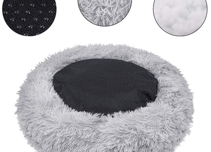 Hondenmand Donut | 90 cm | Grijs