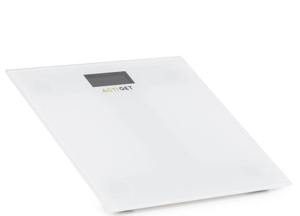 Weegschaal - Badkamerweegschaal - Bluetooth - Met Display - Elektronisch - Gehard Glas - 180 KG - 400 lbs - App - 30 x 30 x 2 cm - Zwart