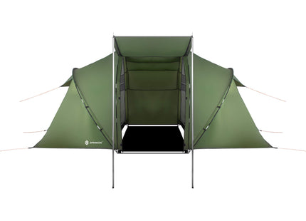Tunneltent |Kampeertent | Tent | Waterdicht | 4 Persoons | 2 Slaapkamers | Groen | 460 x 200 x 245 cm