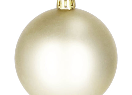 Kerstballen | 20 Stuks | 6 cm | Champagne