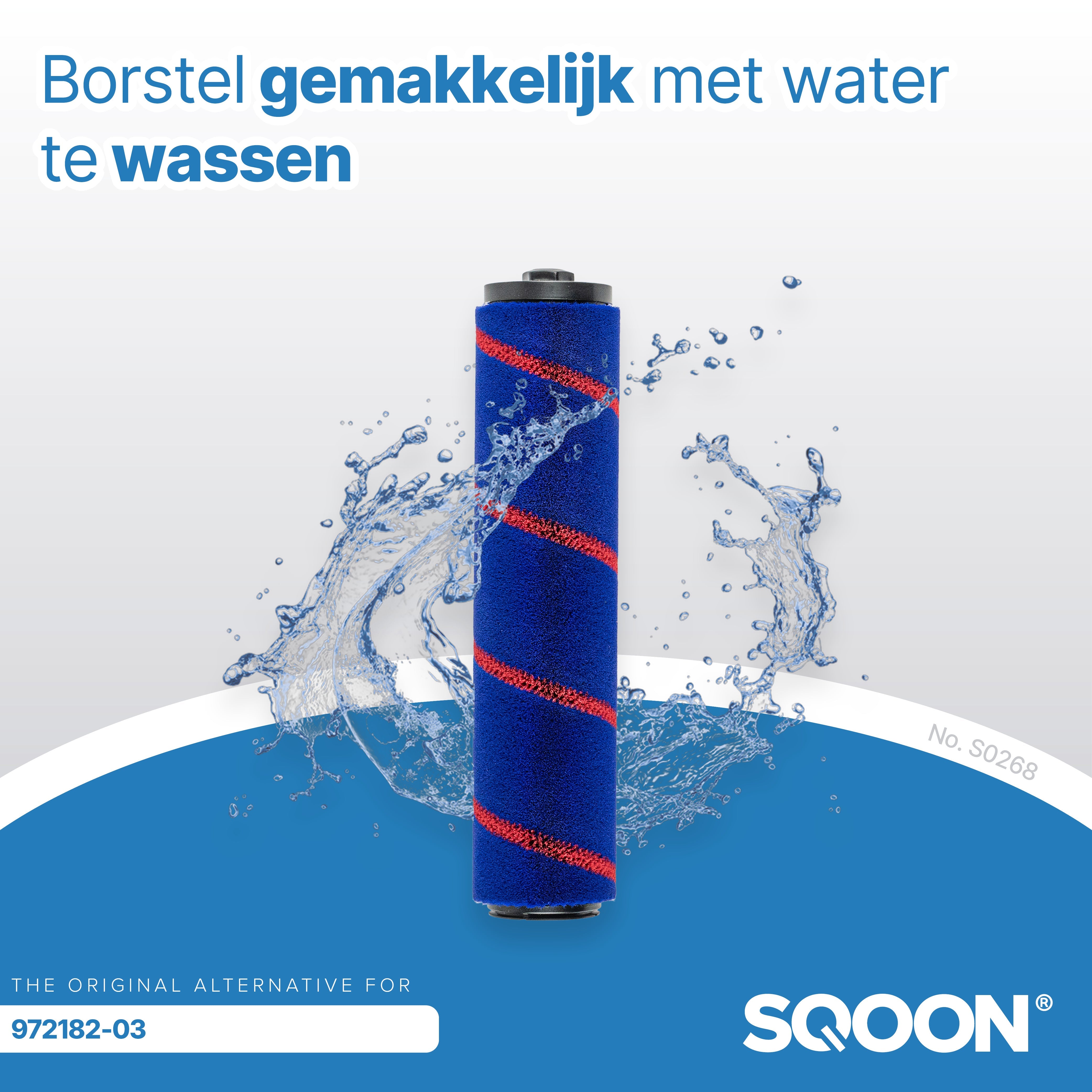 SQOON Stofzuiger Mondstuk Geschikt voor Dyson Stofzuiger V7 / V8 / V10 / V11 en v15 Series - Zuigmond voor Dyson Steelstofzuiger - LED Licht