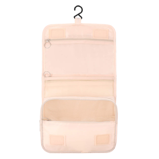 Make Up Tas - Toilettas - Cosmetica - 23x19x9,5 cm- Beige