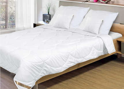 2-in-1 Dekbed - 140 x 200 cm - Wit- Dekbed zonder overtrek - Anti Allergie & Ademend - All Year Dekbed - Zomerdekbed & Winterdekbed
