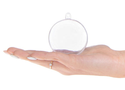 Hobby/DIY Kerstbal | 1 Stuk | 6 cm | Transparant